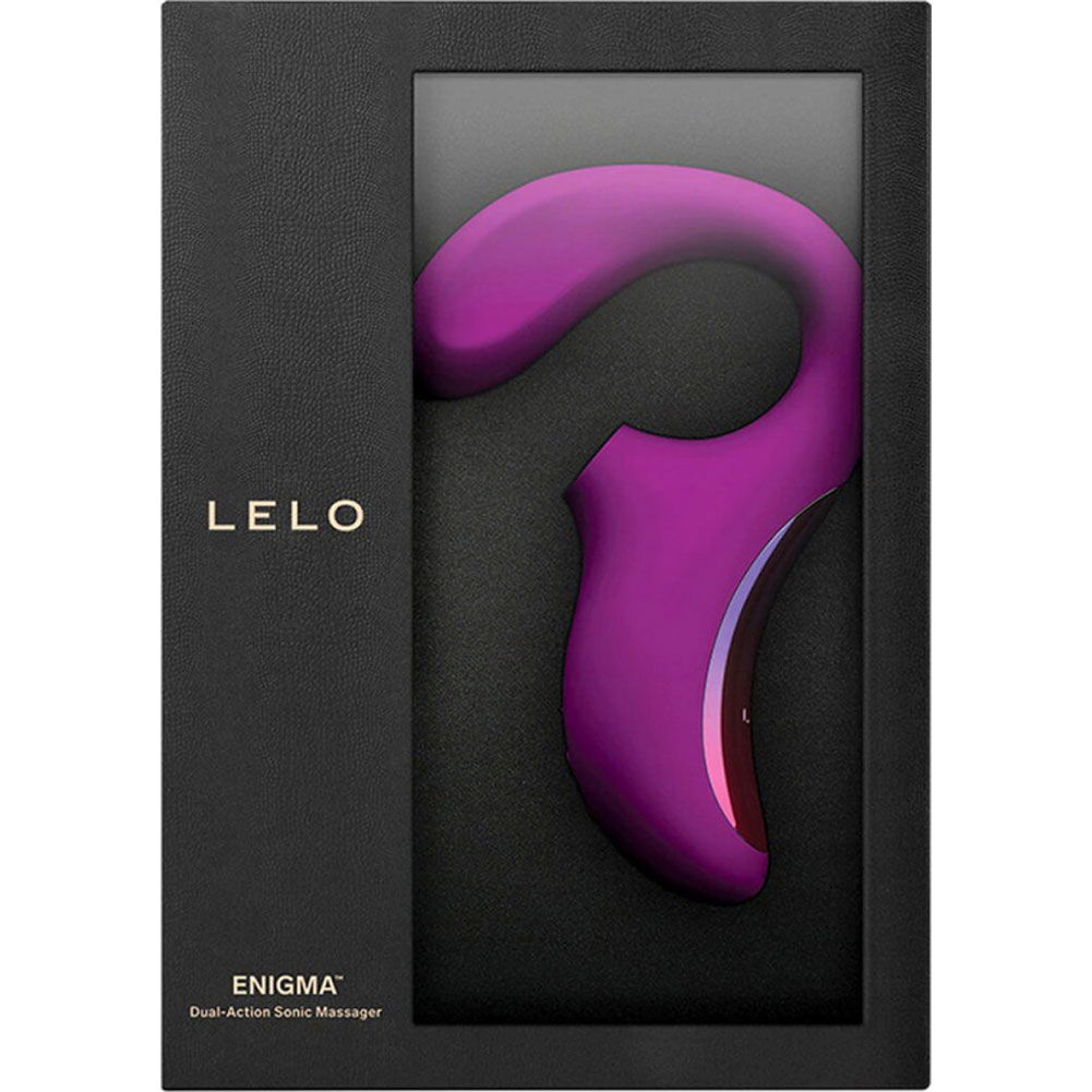 LELO Enigma Cruise Dual Action Vibrating Sonic Massager, 7.3