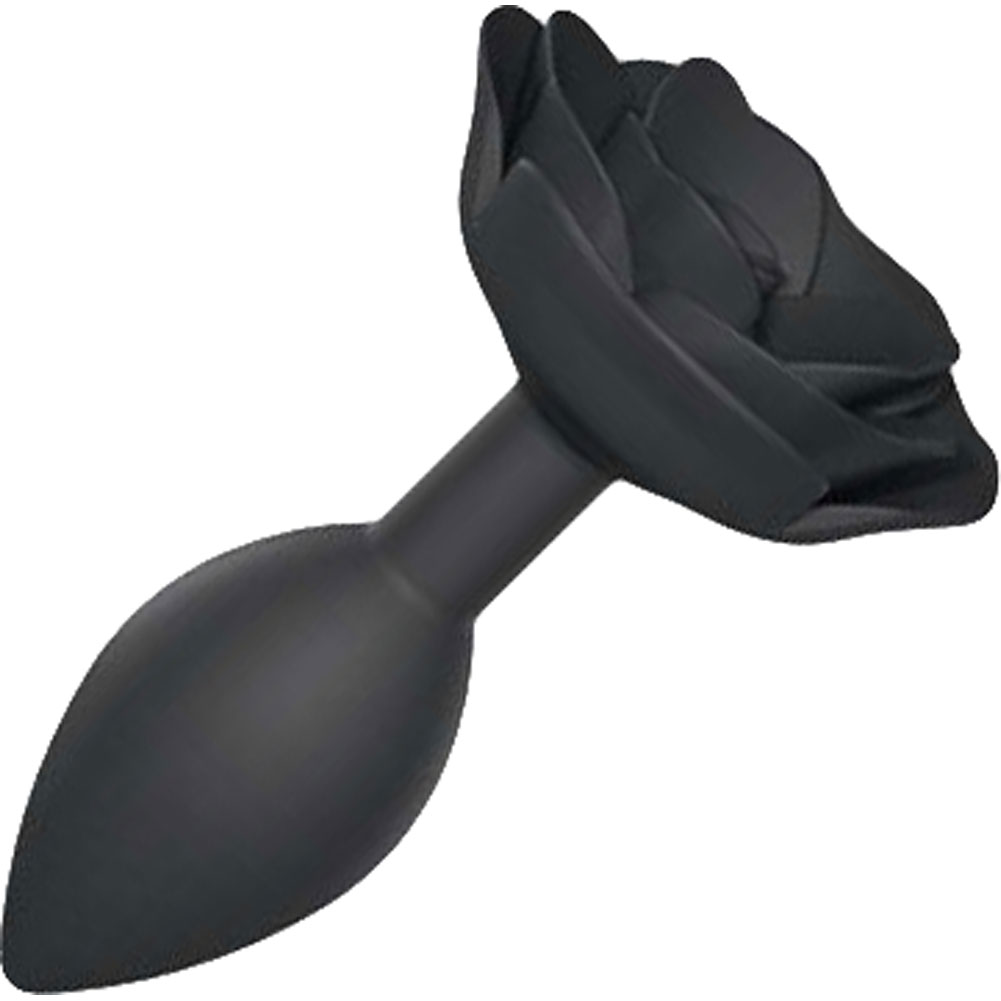 Love to Love Open Roses Silicone Anal Plug, 5.12", Black Onyx - dearlady.us Love to Love Open Roses Silicone Anal Plug, 5.12", Black Onyx - dearlady.us