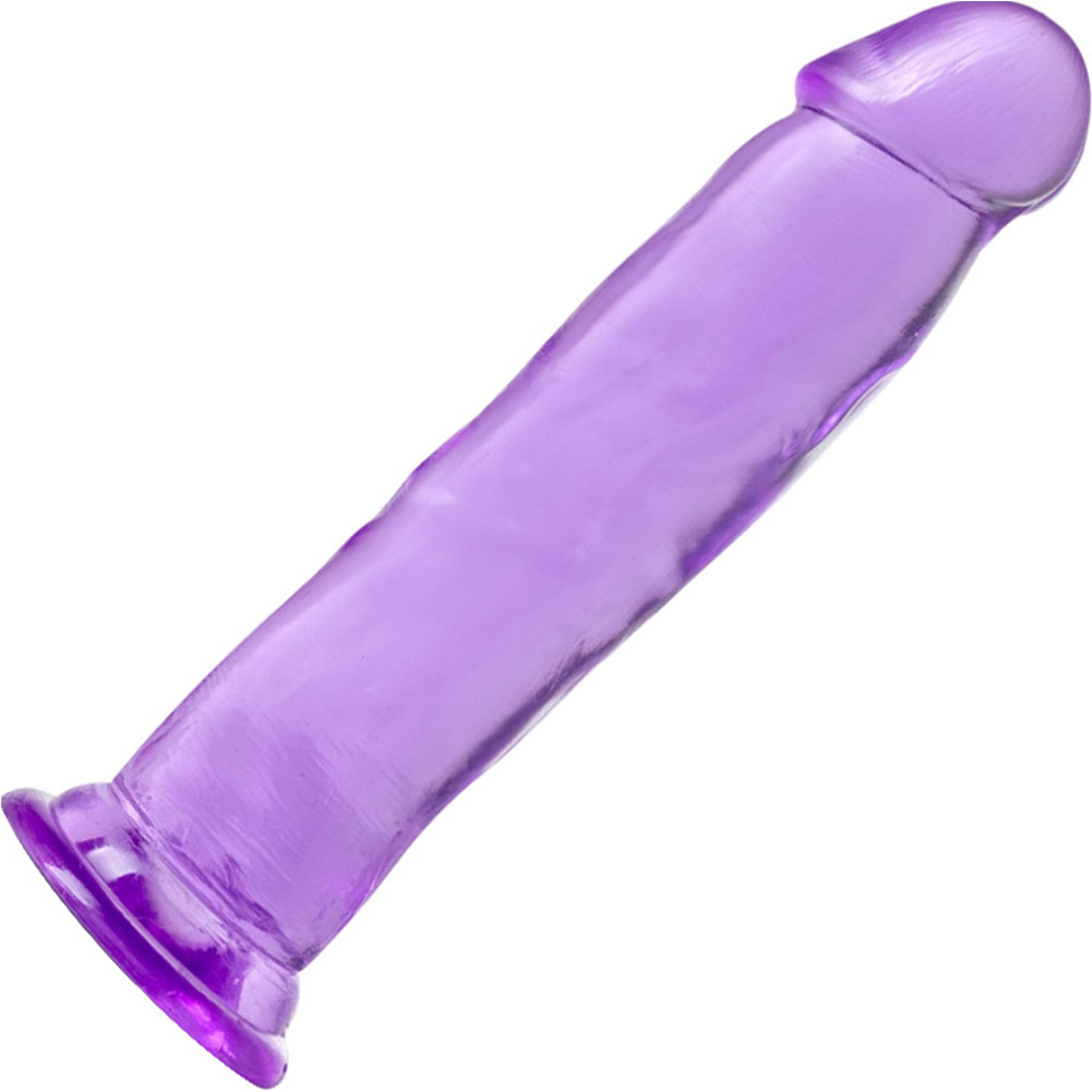B Yours Plus Thrill n Drill Dildo with Suction Cup Base, 9", Purple -  dearlady.us