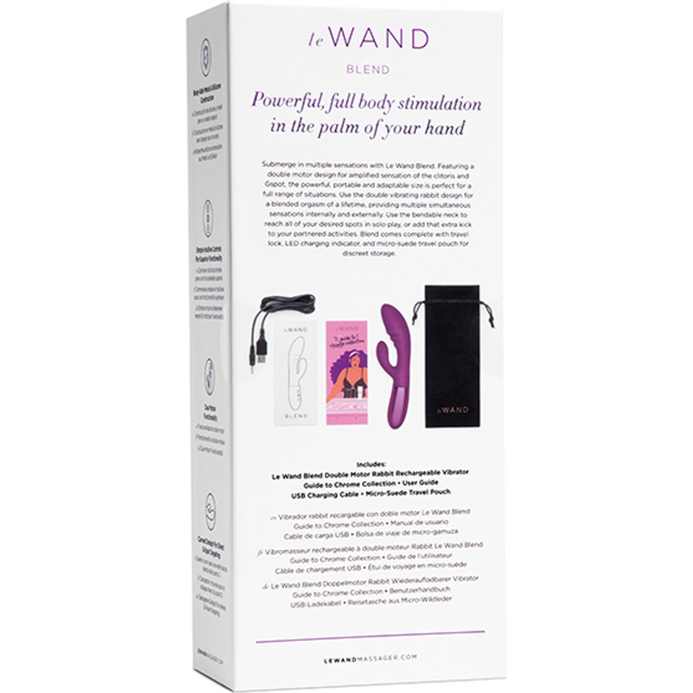 Le Wand Blend Double Motor Rabbit Rechargeable Vibrator, 8