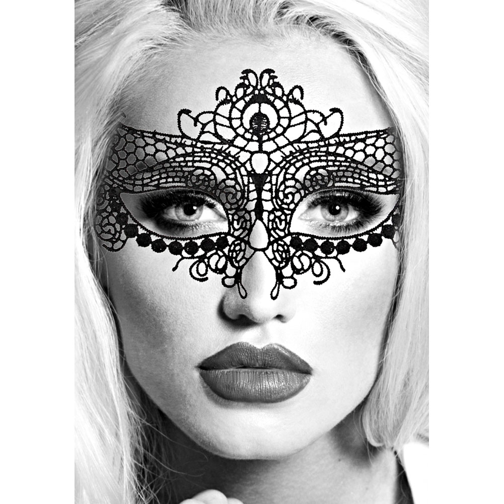 B&W - ROYAL - LACE MASK - OUCH!