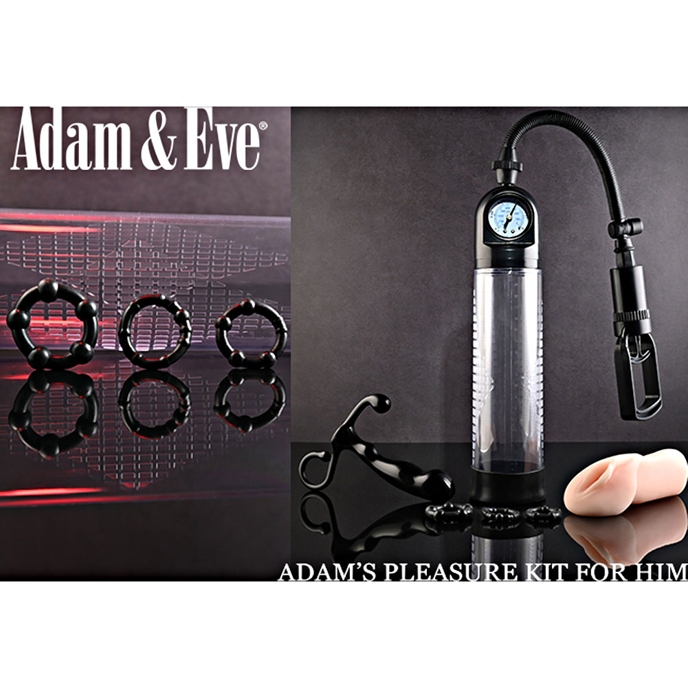 Adam and Eve Adams Pleasure Kit For Him 6-Piece, Set - dearlady.us