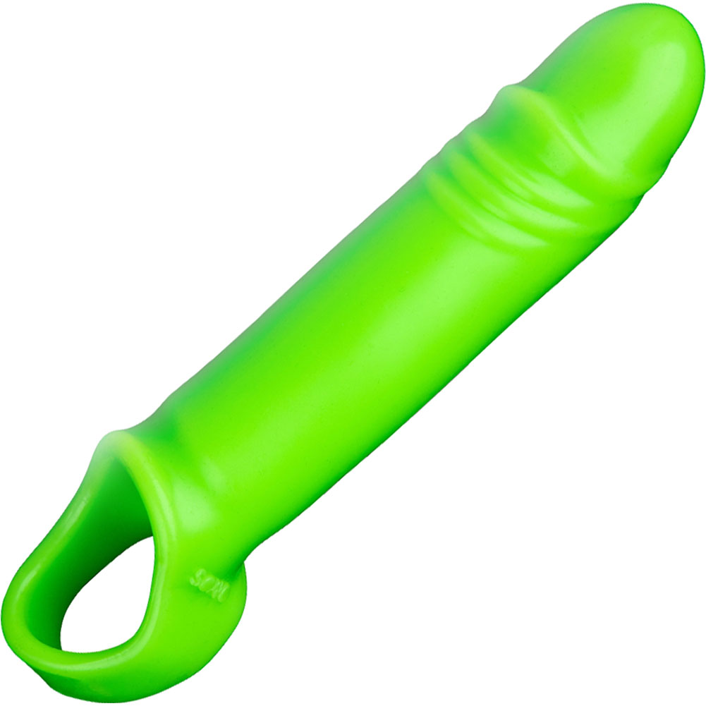 Ouch Glow in the Dark Smooth Stretchy Penis Sleeve, 6.3", Neon Green - dearlady.us Ouch Glow in the Dark Smooth Stretchy Penis Sleeve, 6.3", Neon Green - dearlady.us
