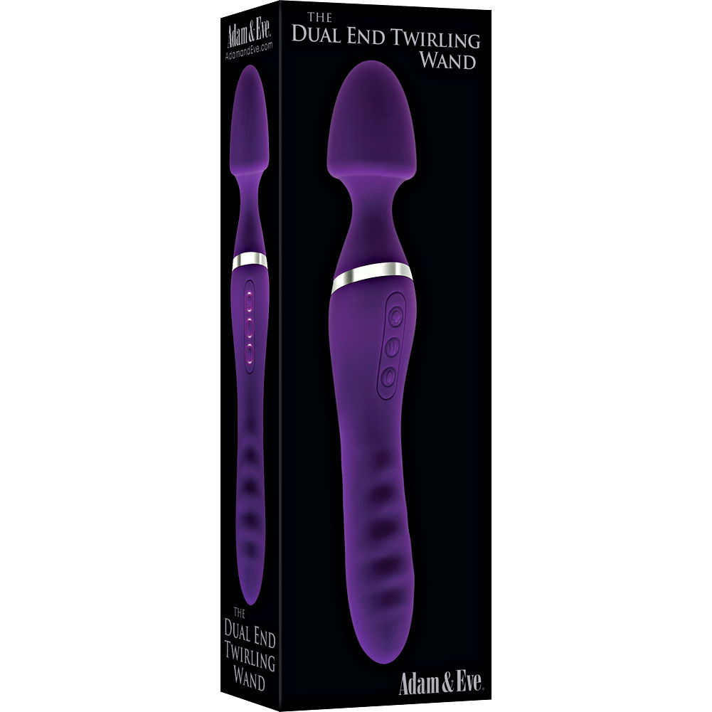 Adam and Eve Dual End Twirling Wand Vibrator, 9.86