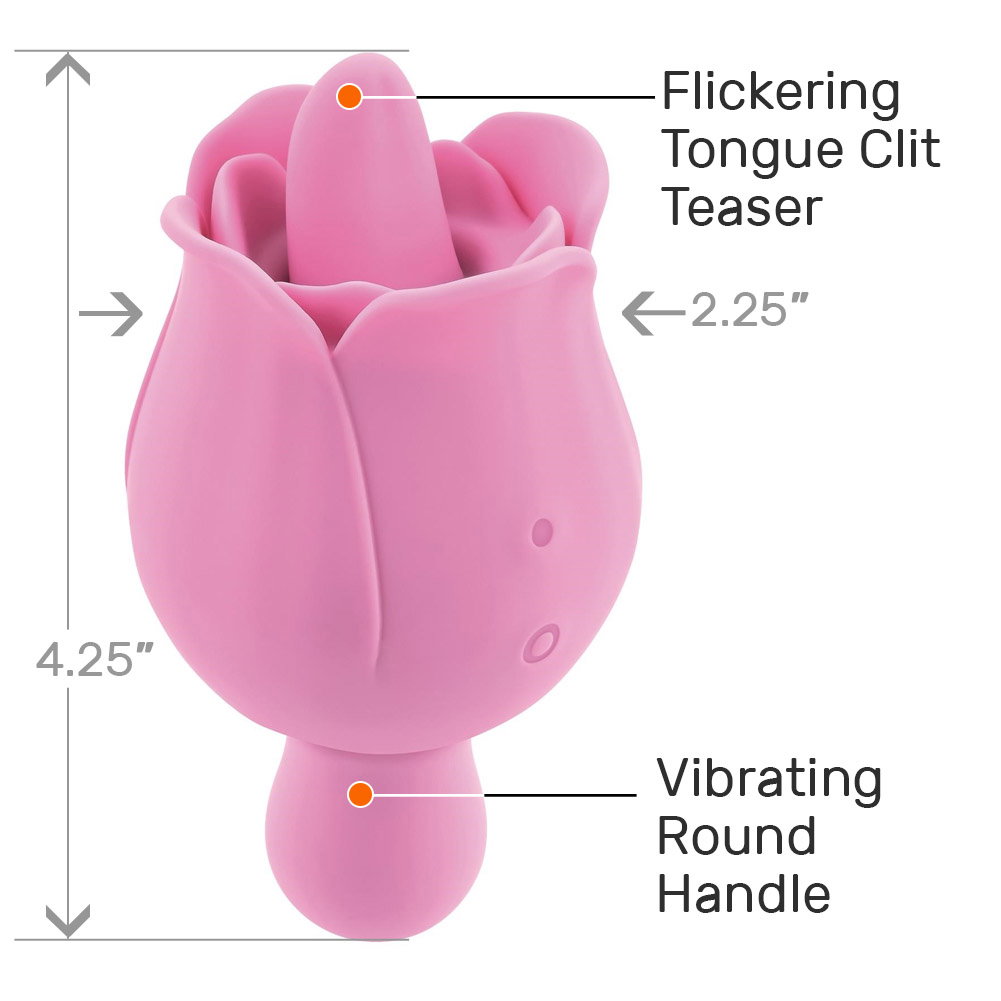 Adam & Eve Eves Ravishing Clit Flicking Rose, 4.25