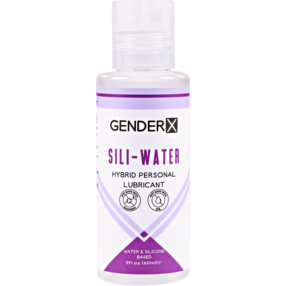 Gender X SiliWater Hybrid Personal Lubricant, 2 fl.oz (60 mL