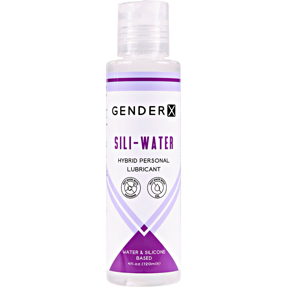 Gender X Sili Water Hybrid Personal Lubricant 4 Floz 120 Ml