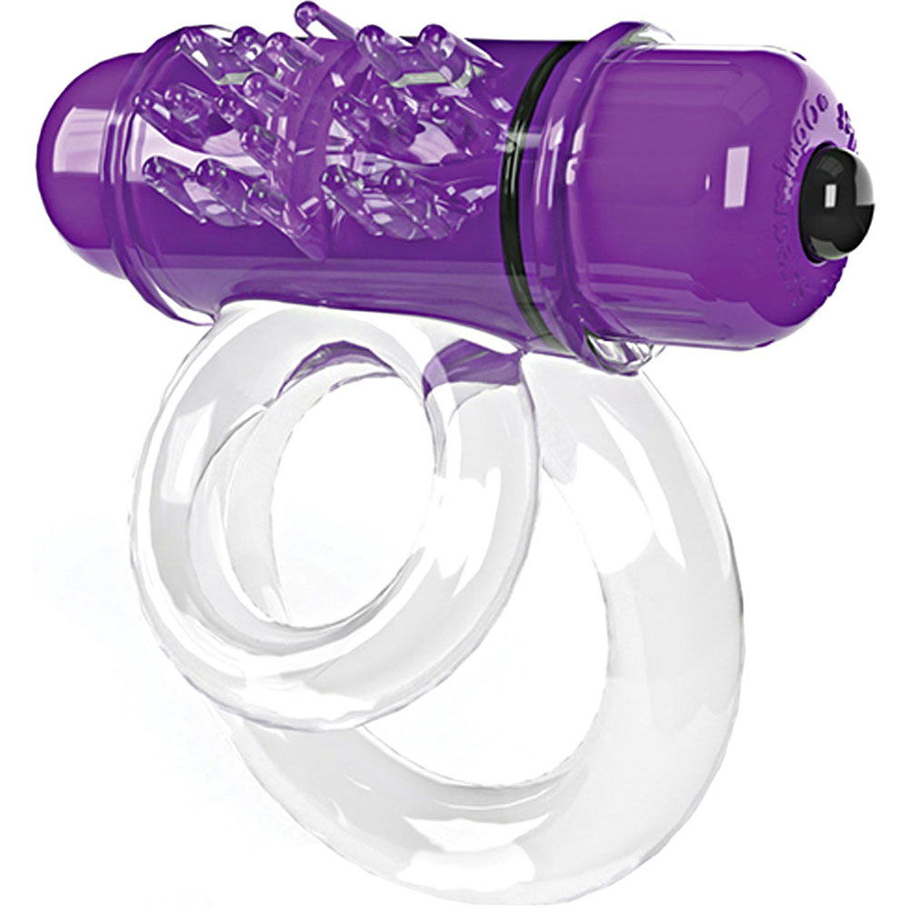 Screaming O 4T DoubleO 6 Vibrating Double Penis Ring, Grape - dearlady.us