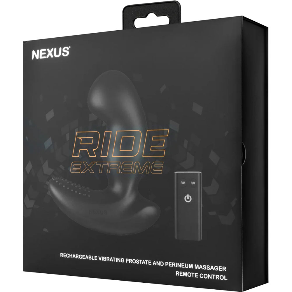 Nexus Ride Extreme Remote Control Prostate Dual Motor Vibrator, 5.5 ...