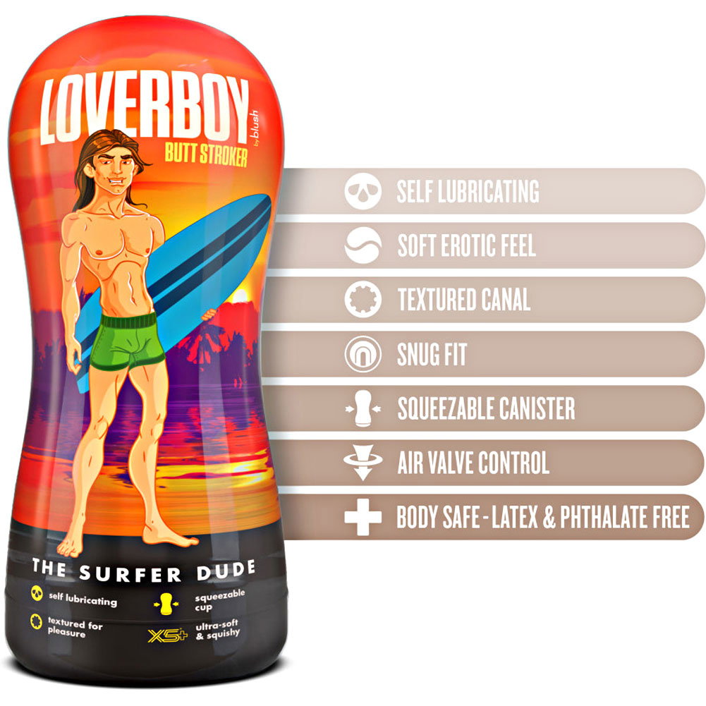 Loverboy The Surfer Dude Self-Lubricating Anal Stroker, Vanilla - dearlady.us Loverboy The Surfer Dude Self-Lubricating Anal Stroker, Vanilla - dearlady.us