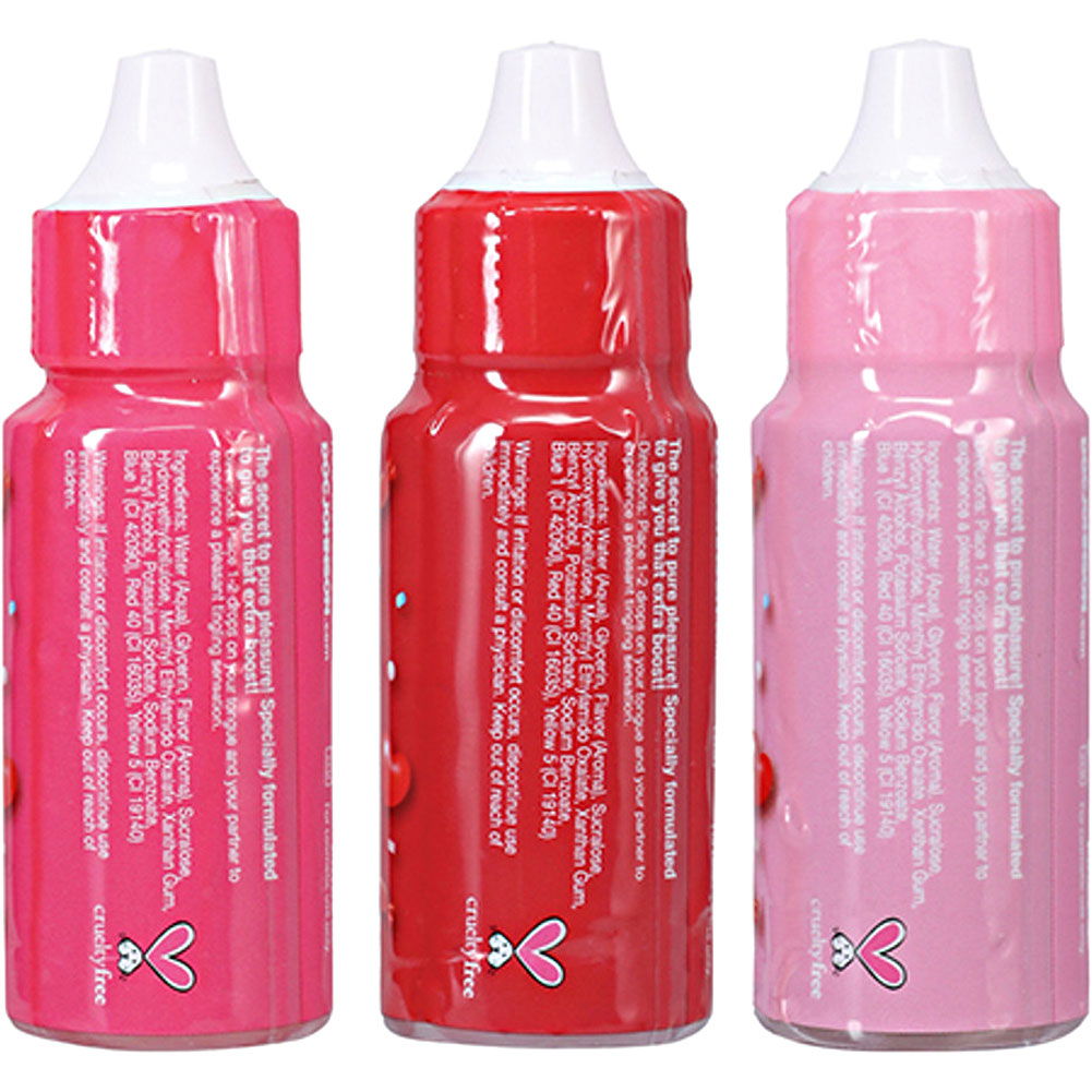 Doc Johnson GoodHead Tingle Drops 3 Pack, Chocolate Flavors - dearlady.us