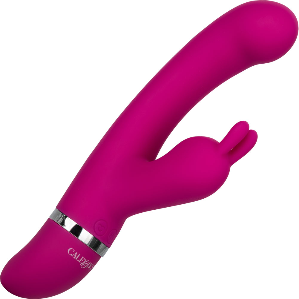 Foreplay Frenzy Bunny Kisser Silicone Rabbit Vibrator, 8", Pink -  dearlady.us