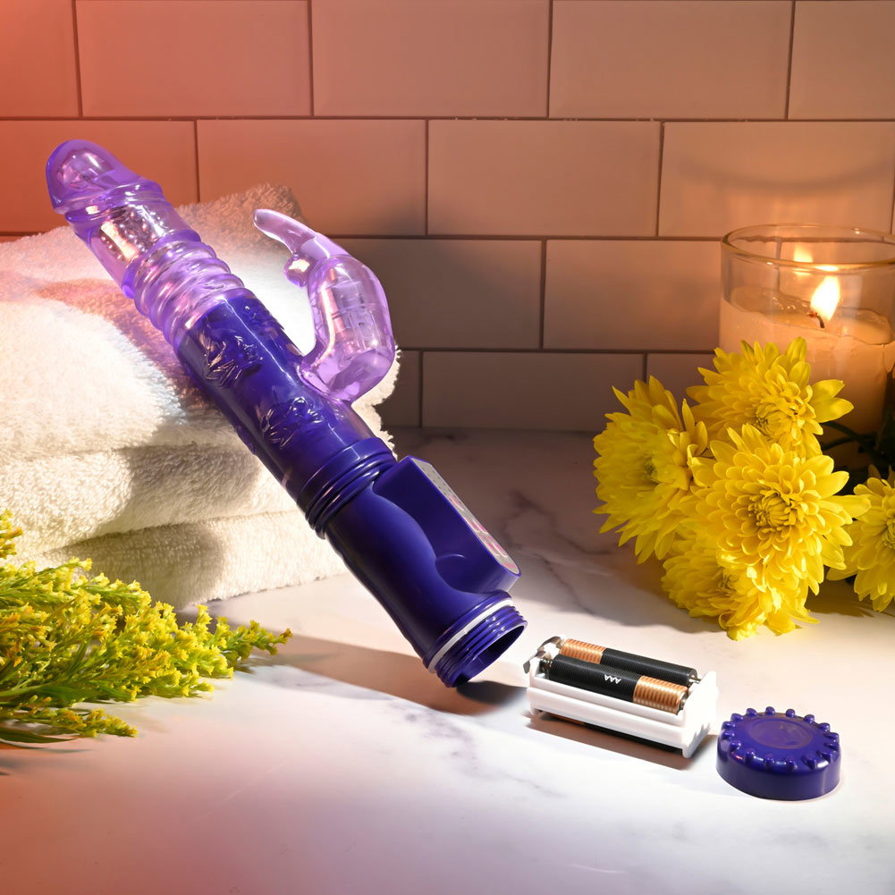 Selopa Bunny Thruster Thrusting Rabbit Vibrator, 9.75