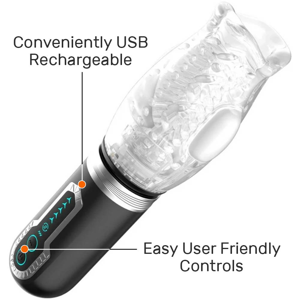 Adam & Eve Adams Gawk Gawk 3.0 Thrusting Rotating & Vibrating Masturbator -  dearlady.us