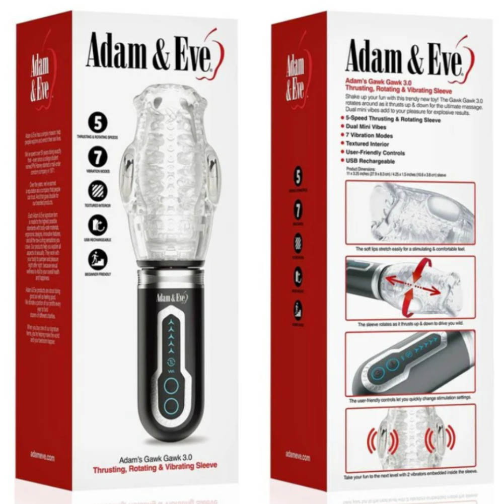 Adam & Eve Adams Gawk Gawk 3.0 Thrusting Rotating & Vibrating Masturbator - dearlady.us Adam & Eve Adams Gawk Gawk 3.0 Thrusting Rotating & Vibrating Masturbator - dearlady.us